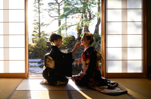 ブライズルーム×日本庭園